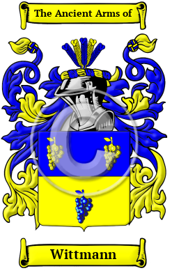 Wittmann Family Crest/Coat of Arms