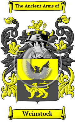 Weinstock Family Crest/Coat of Arms