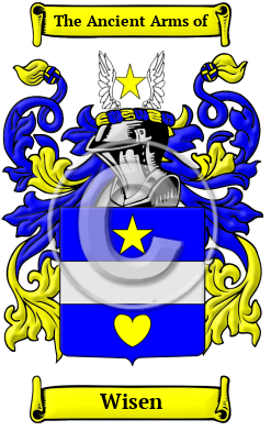Wisen Family Crest Download (JPG) Heritage Series - 600 DPI