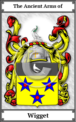 Wigget Family Crest Download (JPG)  Book Plated - 150 DPI