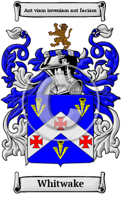 Whitwake Family Crest/Coat of Arms