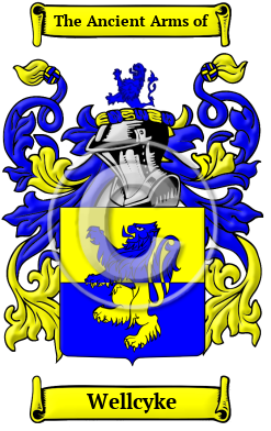 Wellcyke Family Crest/Coat of Arms