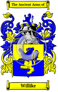 Willike Family Crest/Coat of Arms