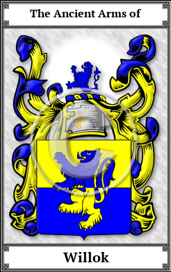 Willok Family Crest Download (JPG)  Book Plated - 150 DPI