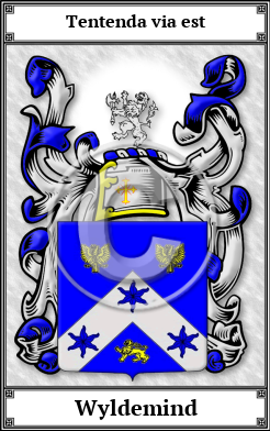 Wyldemind Family Crest Download (JPG) Book Plated - 300 DPI