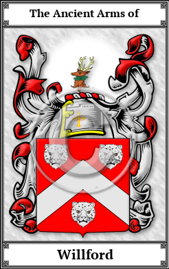Willford Family Crest Download (JPG) Book Plated - 600 DPI