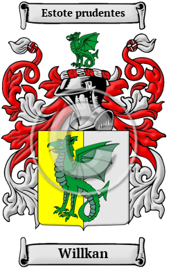Willkan Family Crest/Coat of Arms