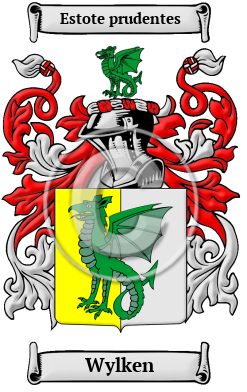 Wylken Family Crest/Coat of Arms