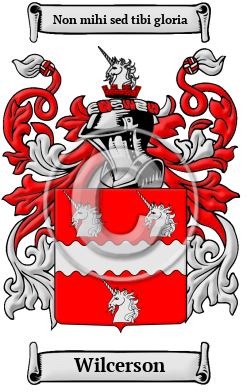 Wilcerson Family Crest/Coat of Arms