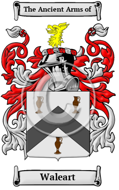 Waleart Family Crest/Coat of Arms