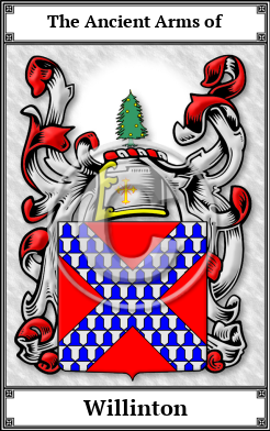 Willinton Family Crest Download (JPG) Book Plated - 600 DPI