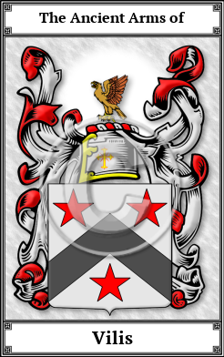 Vilis Family Crest Download (JPG)  Book Plated - 150 DPI