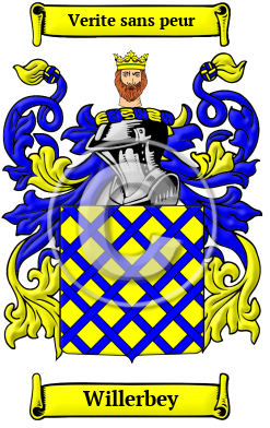 Willerbey Family Crest/Coat of Arms