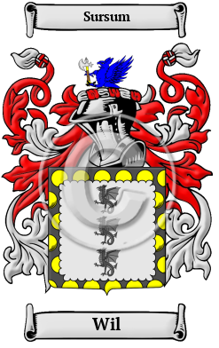 Wil Family Crest/Coat of Arms