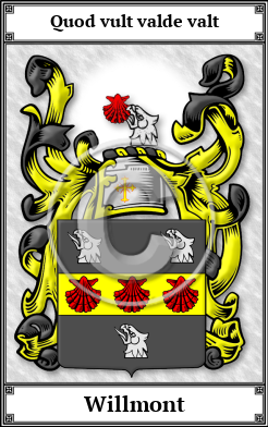 Willmont Family Crest Download (JPG) Book Plated - 600 DPI