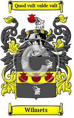 Wilmets Family Crest/Coat of Arms