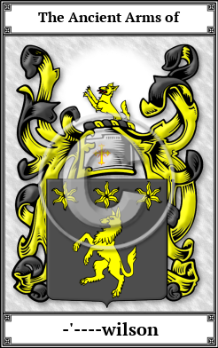-'----wilson Family Crest Download (JPG) Book Plated - 600 DPI