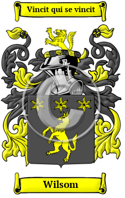 Wilsom Family Crest/Coat of Arms