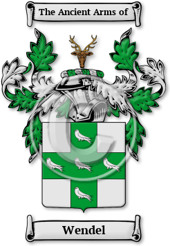 Wendel Family Crest Download (jpg) Legacy Series - 150 DPI