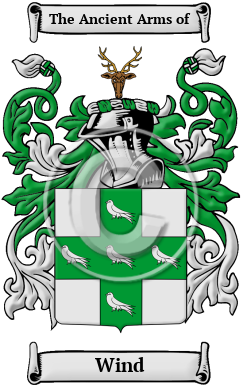 Wind Family Crest/Coat of Arms