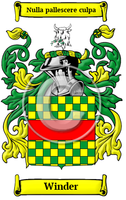 Winder Family Crest/Coat of Arms