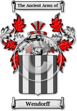 Wendorff Family Crest Download (JPG) Legacy Series - 600 DPI