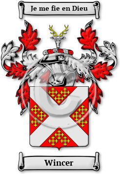 Wincer Family Crest Download (jpg) Legacy Series - 150 DPI
