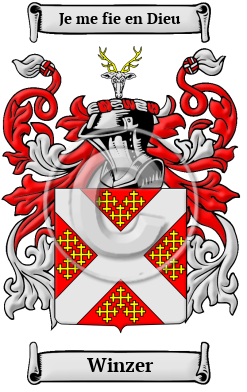 Winzer Family Crest/Coat of Arms
