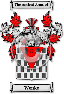 Wenke Family Crest Download (jpg) Legacy Series - 150 DPI