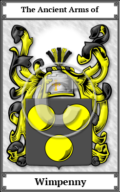 Wimpenny Family Crest Download (JPG)  Book Plated - 150 DPI