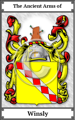 Winsly Family Crest Download (JPG)  Book Plated - 150 DPI