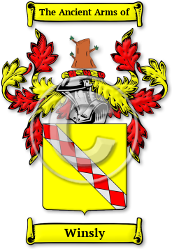 Winsly Family Crest Download (jpg) Legacy Series - 150 DPI