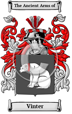 Vinter Family Crest/Coat of Arms