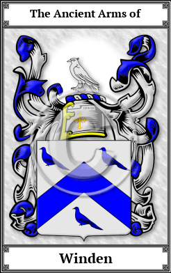 Winden Family Crest Download (JPG) Book Plated - 600 DPI