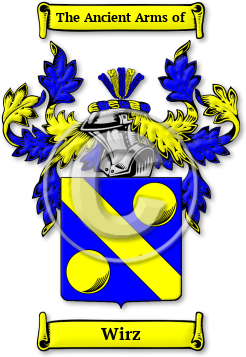 Wirz Family Crest Download (JPG) Legacy Series - 600 DPI