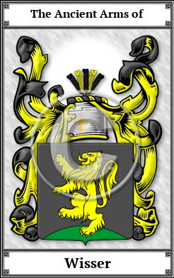 Wisser Family Crest Download (JPG)  Book Plated - 150 DPI