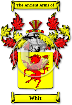 Whit Family Crest Download (jpg) Legacy Series - 150 DPI