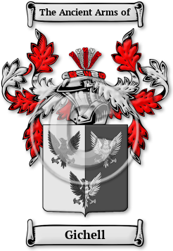 Gichell Family Crest Download (jpg) Legacy Series - 150 DPI