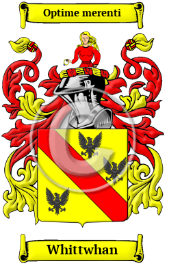 Whittwhan Family Crest/Coat of Arms