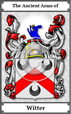 Witter Family Crest Download (JPG)  Book Plated - 150 DPI