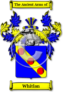 Whitlan Family Crest Download (jpg) Legacy Series - 150 DPI