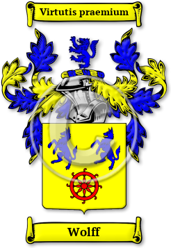 Wolff Family Crest Download (JPG) Legacy Series - 600 DPI
