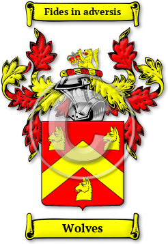 Wolves Family Crest Download (jpg) Legacy Series - 150 DPI