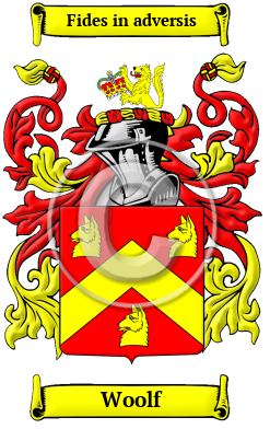 Woolf Family Crest/Coat of Arms