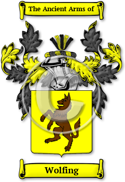 Wolfing Family Crest Download (JPG) Legacy Series - 600 DPI
