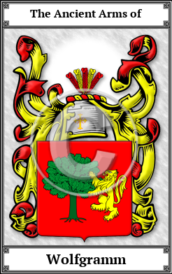 Wolfgramm Family Crest Download (JPG)  Book Plated - 150 DPI