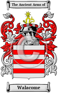 Walacome Family Crest/Coat of Arms