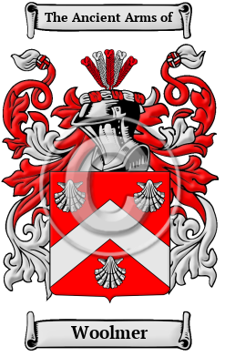 Woolmer Family Crest/Coat of Arms