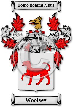 Woolsey Family Crest Download (jpg) Legacy Series - 150 DPI