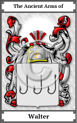 Walter Family Crest Download (JPG)  Book Plated - 150 DPI